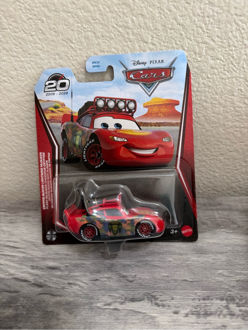 Disney Pixar Cars Cryptid Buster Lightning McQueen 20th Year Anniversary 2026